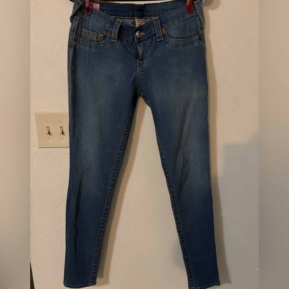 True Religion Dark Blue Skinny Jeans